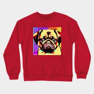 Pug Pop Art Crewneck Sweatshirt